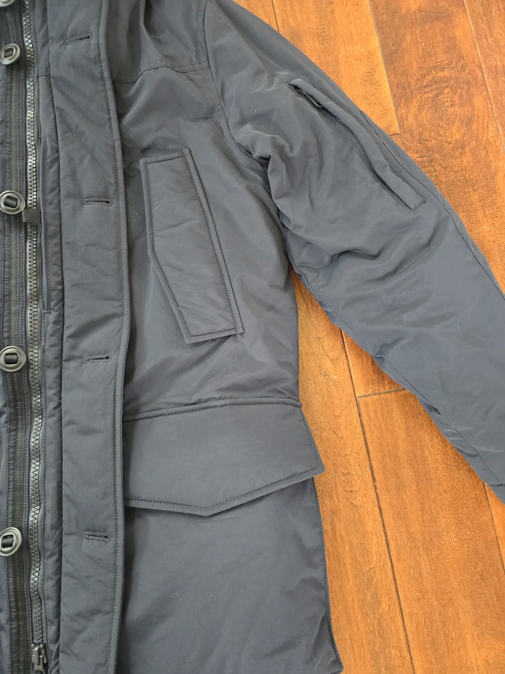 Men's J.Crew Nordic Field Parka Primaloft Navy Size Small